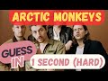 Arctic monkeys  guess in 1 second  hard music quiz