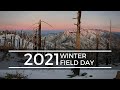 Snow in SoCal for Winter Field Day