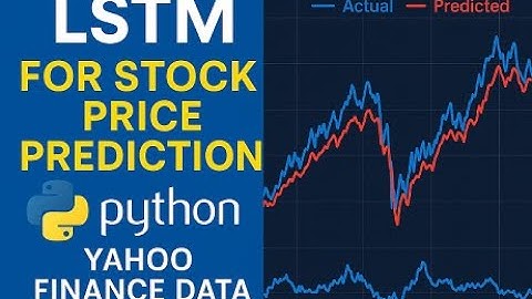 LSTM for Stock Price Prediction | Python Tutorial Using Yahoo Finance Data