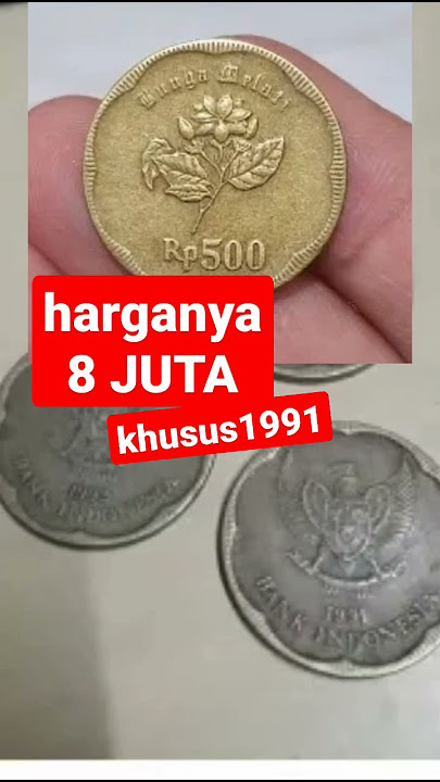 harganya 8 juta uang kuno 500 rupiah bunga melati.#shorts #uangkuno #500rupiah #scwongawam