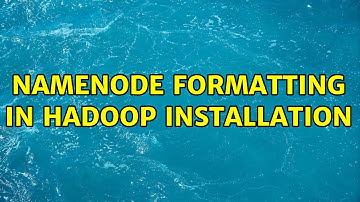 Ubuntu: Namenode formatting in hadoop installation