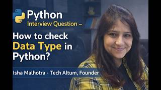 Famous How to check data type in python | type function in python | Python interview Questions Profile