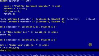 Overloading Increment and Decrement Operators in C++| Overloading Insertion and Extraction Operators