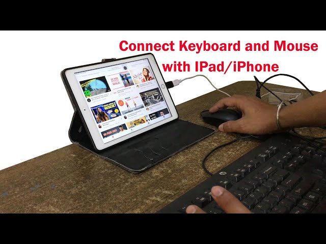 How to Connect your Keyboard and Mouse with an iPad/iPhone without any  Software| AMTVPro - YouTube