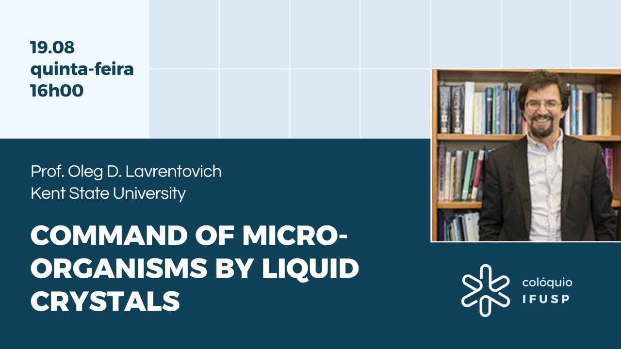 Command of micro-organisms by liquid crystals