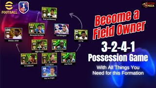 eFootball™2025 | Jeu de possession 3-2-4-1 🔥 Dominez le terrain avec cette formation + tactique d... screenshot 4