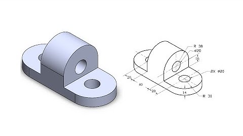 SolidWorks #6 - Tutorial CSWA Exam - Basic Part Modeling 6