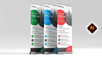 5 SECRETS to Designing Stunning Roll Up Banners in Adobe Illustrator for Your Business
