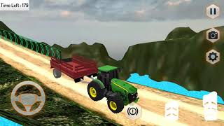 Drive Tractor trolley: Offroad Cargo Free 3D Games | Gameplay screenshot 4