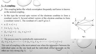 Session 12 Coupling Scheme And Spin-Orbit Interaction.