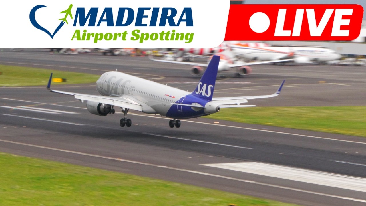 LIVE WINDY Action at Madeira Island Airport 05.02.2026
