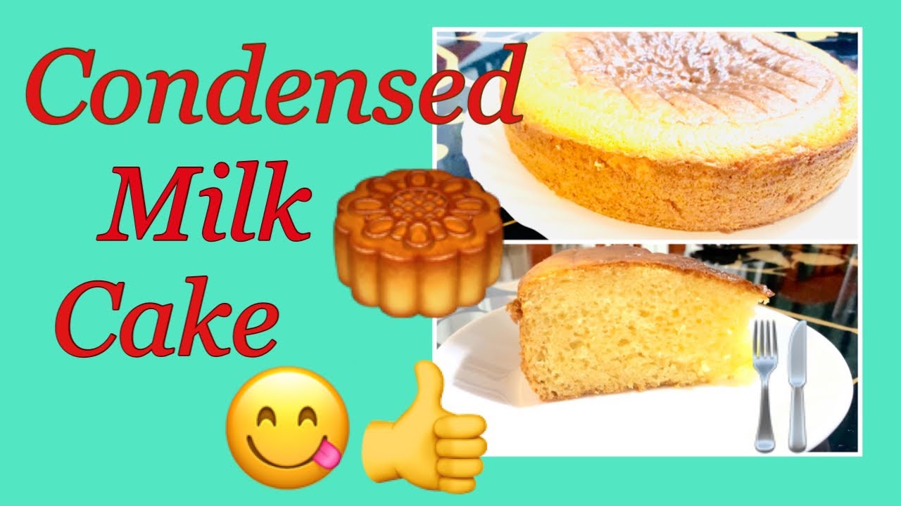 Condensed milk cake 3 ingredients cake Easy way YouTube