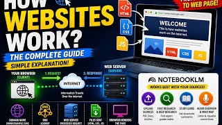 How Websites Work 🌐 | Internet & Web Explained Simply #WebDevelopment #TechExplained