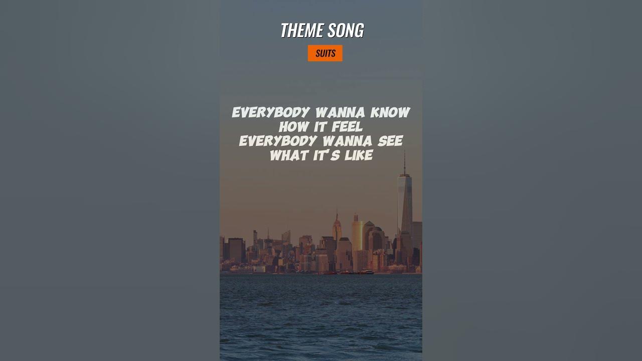 Suits theme song #suits #lyrics #music #shorts #greenbackboogie #imarobot