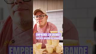 Emprende con esta deliciosa gelatina de Rompope! #receta #postre #suscribe