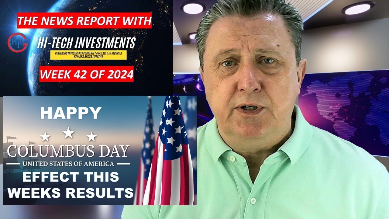 WEEK 42 NEWS STUDIO 🌍 HI-TECH INVESTMENTS ⛵️ COLUMBUS DAY EFFECT THIS WEEKS TRADING RESULTS 💥
