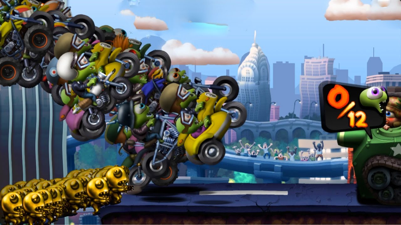 Zombie Tsunami Max Level 197 - All RiderZ & Gold fighting with army ...
