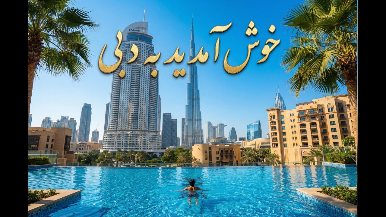 داون‌تاون دبی از نزدیک | دو روز آخر من | 4K