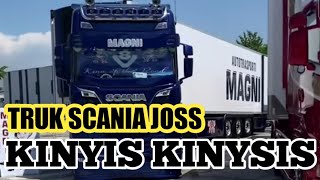 TRUK SCANIA MODIFIKASI ASLI MANTUL BANGET JOSS KINCLONG KINYIS KINYIS
