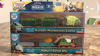 Thomas & Friends Percys Fossil Dig And Gators Mysterious Cargo Take N Play Trains