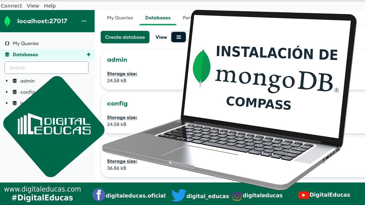 Instalación de MongoDB y Compass en ubuntu 22.04, de una forma fácil ...