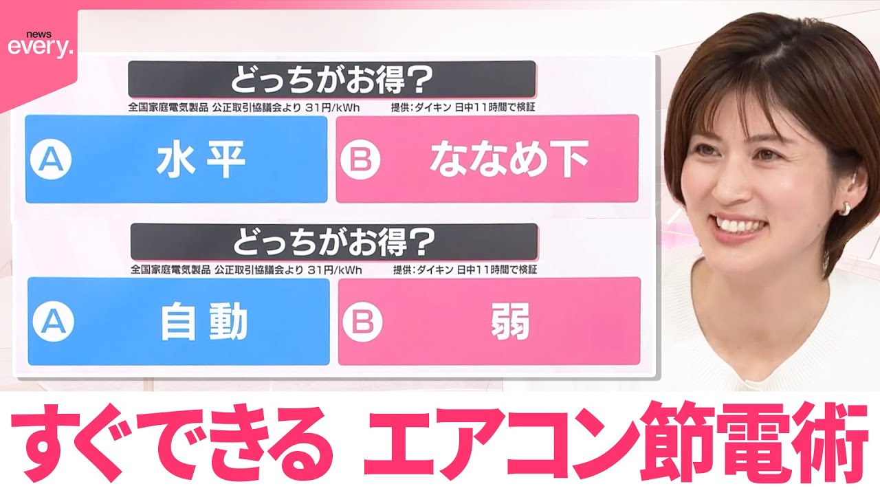 なるほどッ！】暑さ長期戦 すぐできるエアコン節電術 風向きは？ 風量 