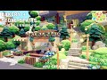 【ぽこあポケモン】パン屋さんと石階段の小道を作る|自然に囲まれた森のベーカリー建築