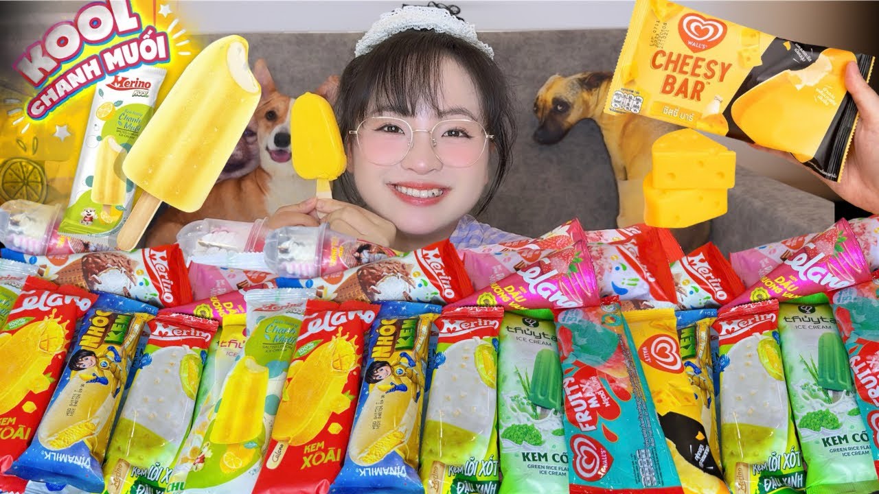 🍦Thử Thách Ăn Tất Cả Các Loại Kem Trong Tủ - Video Mukbang Kem Cuối Cùng Của Mùa Hè 2025