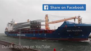 BBC Russia with Wind Turbines on Deck! (Big Waves) (9 9 2019)