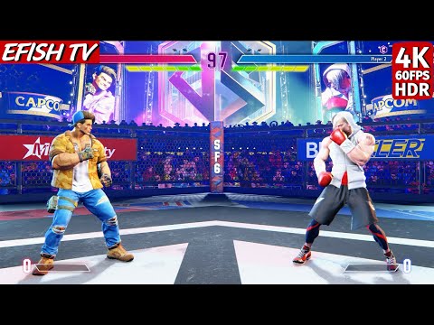 Luke vs Ed (Hardest AI) - Street Fighter 6 | 4K 60FPS HDR