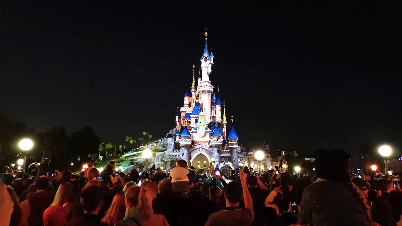 Disneyland Paris 4k HD illumination & fireworks show oct 2018