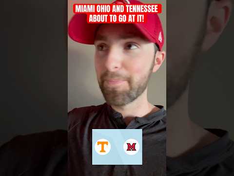 MIAMI OHIO TAKES ON TENNESSEE IN THE FIRST ROUND OF MARCH MADNESS! #miamiredhawks #marchmadness