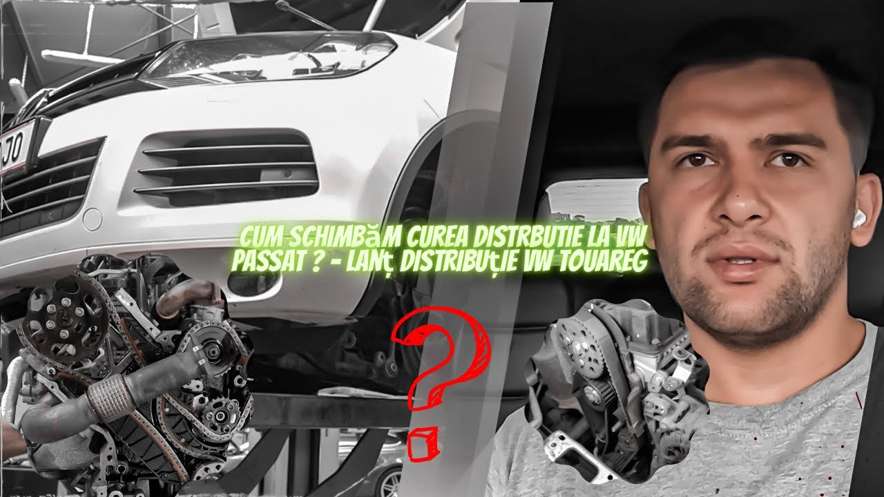 Schimb distributie VW Passat - Schimb lant distributie Touareg #shorts #service #cars