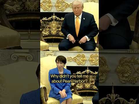Takaichi Navigates Trump's Pearl Harbor Jibe in DC Visit