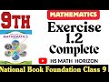 9th Class Math Exercise 1.2 Q1 to Q5 | Federal Board New Book 2024 | Radicals Full Solution