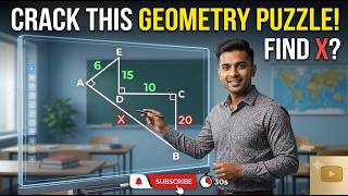 Math Olympiad |Can You Solve this Brilliant Geometry Puzzle! #Geometry #BrainTeaser