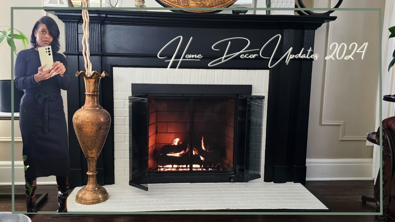 New home decor 2024 Updates| Gas Fireplace | 