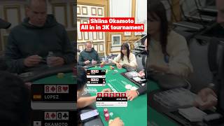 Shiina Okamoto all in and at risk!