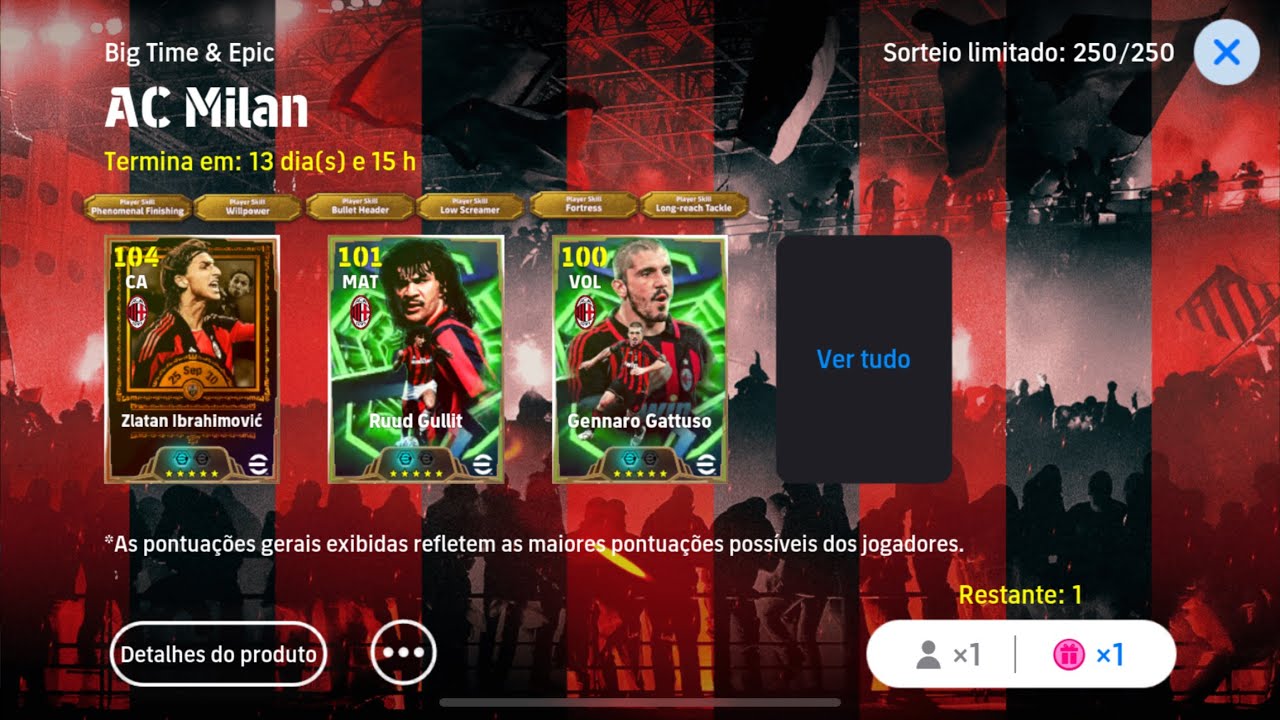 10.800 MOEDAS EM BUSCA DO IBRAHIMOVIC no Efootball Mobile