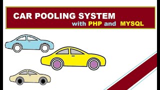 Car pooling system in php mysql | Car Rental system in PHP and MySql | e-Carpool