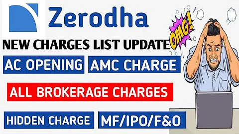 Zerodha All Brokerage Charges 2025 | Zerodha Demat Charges | Zerodha AMC | #Zerodha