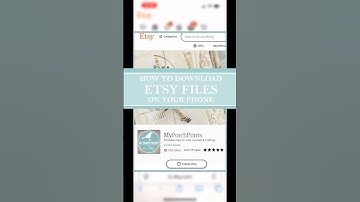 How To Download and Print Etsy Files From Your Phone | My Porch Prints Tutorials