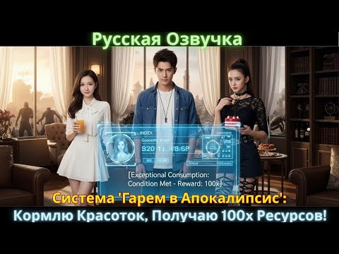 Система 'Гарем в Апокалипсис': Кормлю Красоток, Получаю 100x Ресурсов!