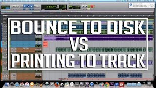 How to Mix a Punjabi Song | Bounce to Disk vs Printing to Track [Pro Tools]
