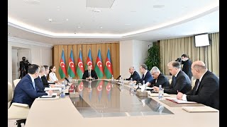 Президент Ильхам Алиев провел совещание по итогам первого квартала 2022 года