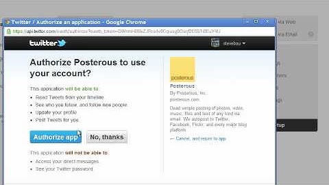 How to Use Posterous to Automatically Post to Facebook, Twitter, and Linkedin