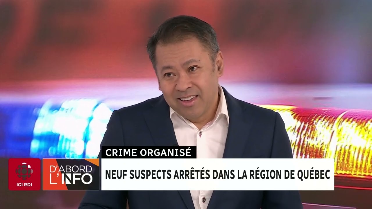 Crime organisé : neuf suspects ont comparu | D'abord l'info