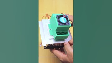 DIY AC #diyrobotics #hobby #experiment #shorts #shots #short #arduinorobot #peltiermodule