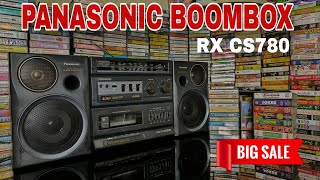 Panasonic RX-CS780 Classic Boombox Review | Cassette & Radio Test #audio #vintage #music
