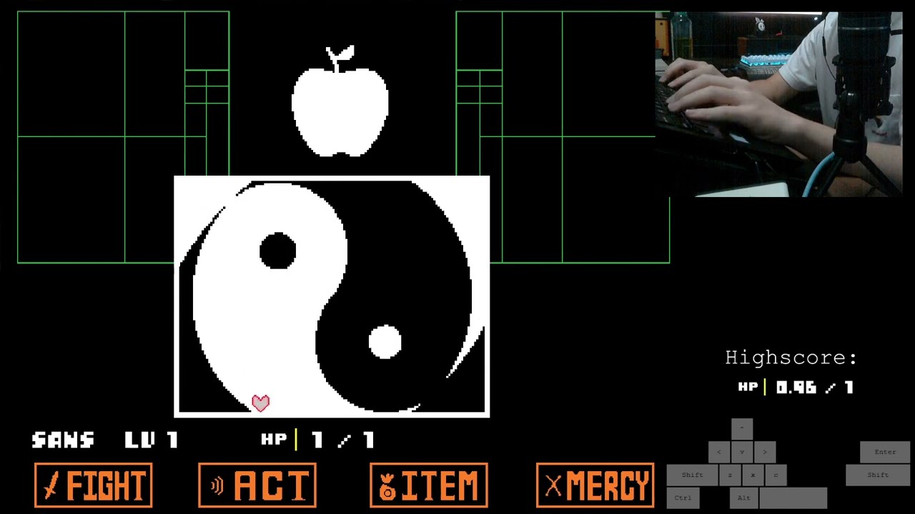 Bad Apple but it's an Undertale bullet pattern (Mod by @OceanBagel) - No Hit